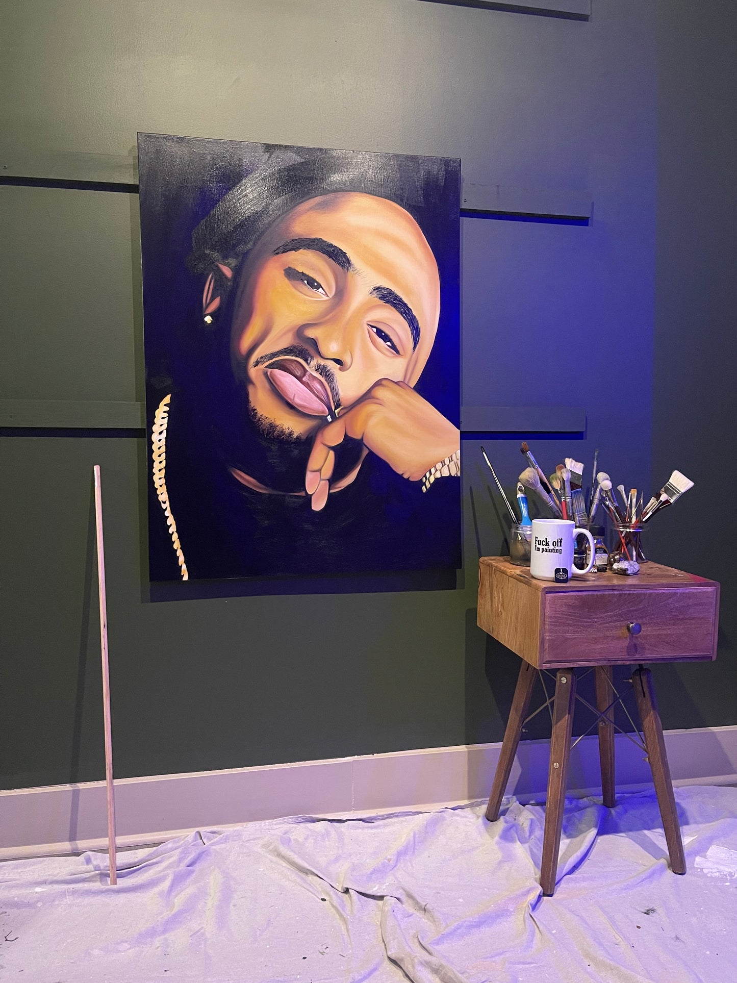 "TUPAC" Original Painting