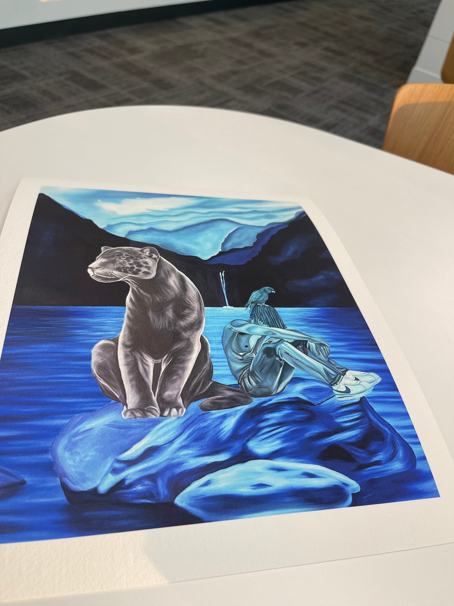 “Embracing Solitude” Art Print (Giclée)