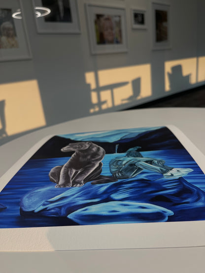 “Embracing Solitude” Art Print (Giclée)