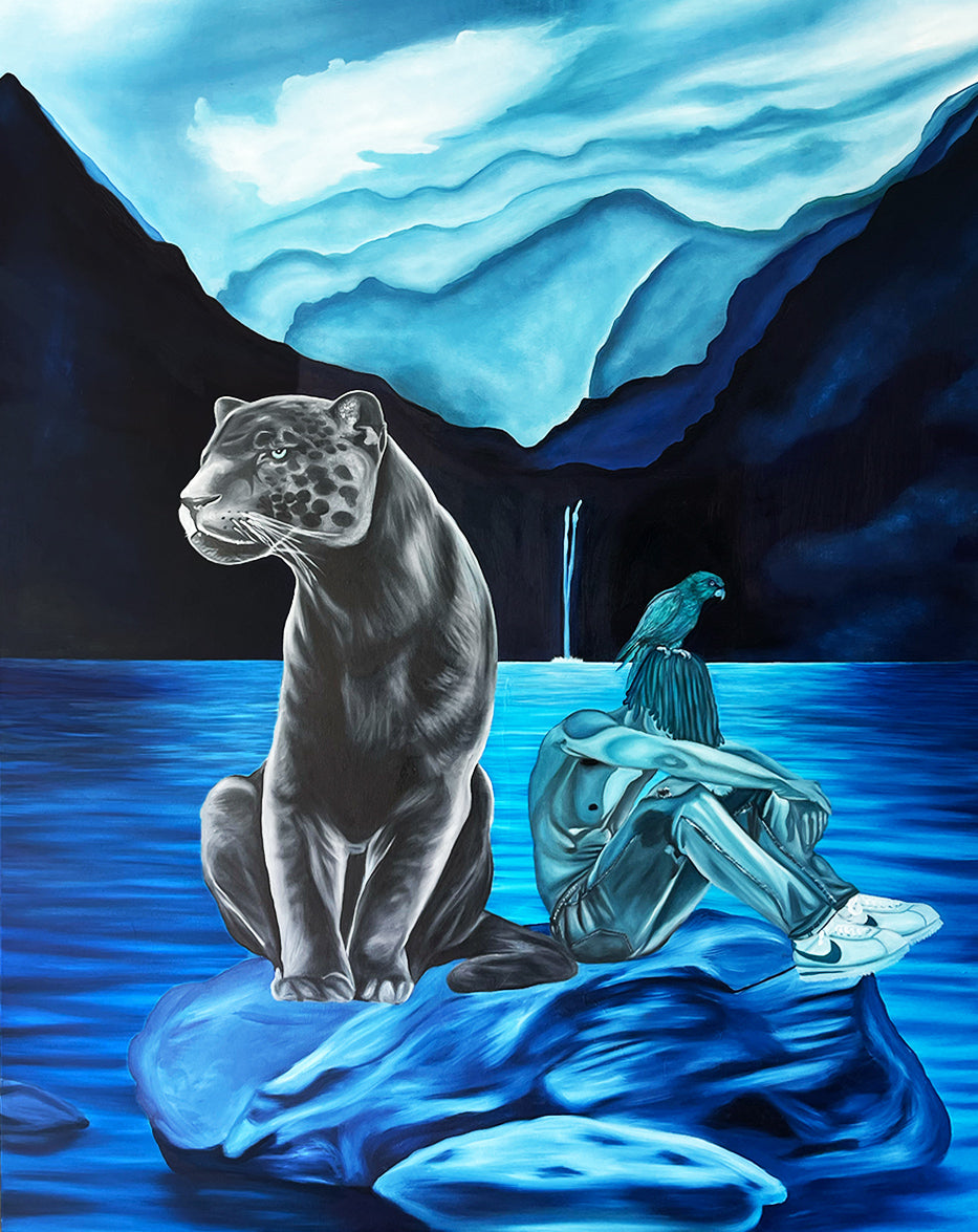 “Embracing Solitude” Art Print (Giclée)