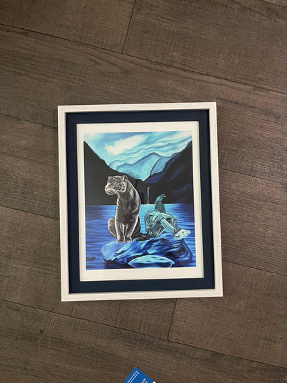“Embracing Solitude” Art Print (Giclée)