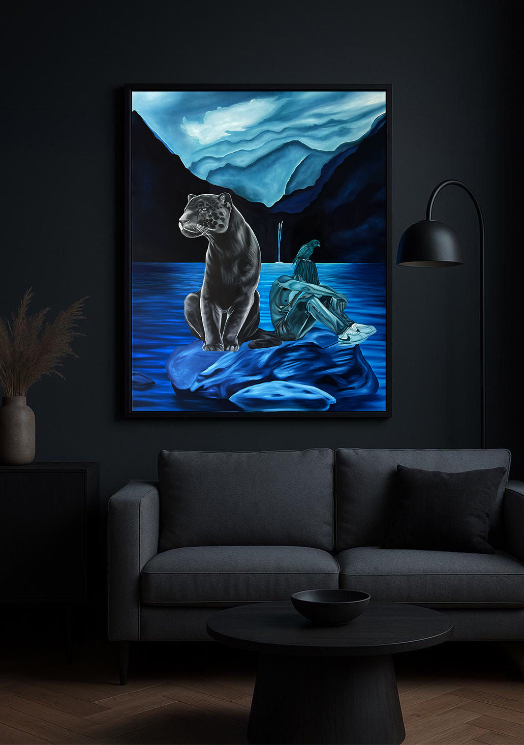 "Embracing Solitude" (Canvas)
